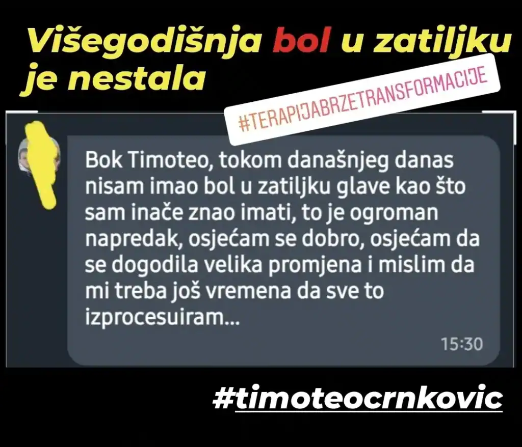 Bok Timoteo discusses overcoming head pain with rapid mental reset techniques.